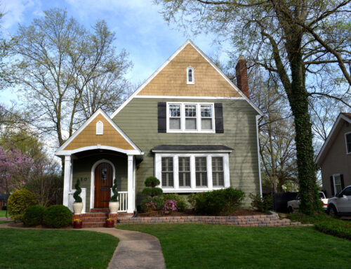 James Hardie Siding, Mountain Sage, Tuscan Gold