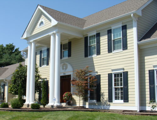 Chesterfield MO, James Hardie Siding, Sandstone Beige Siding, Arctic White Trim