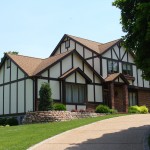 Siding installation, Chesterfield MO, James Hardie Stucco Panel Board in ColorPlus , Cobblestone