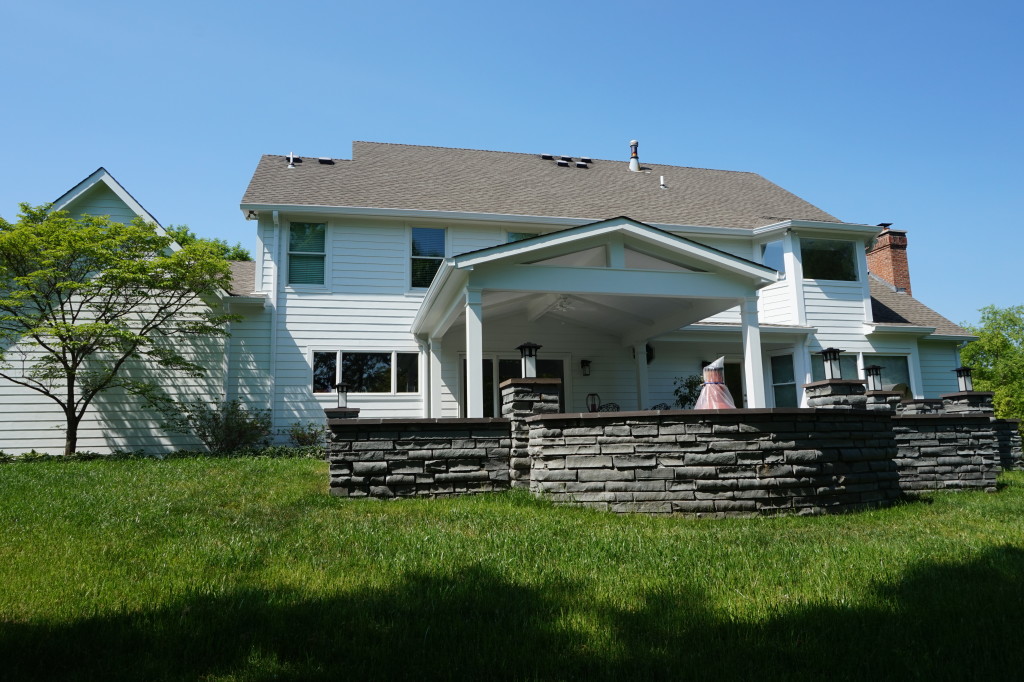 James Hardie Lap Siding Done In Arctic White Trim Pvc Beaded